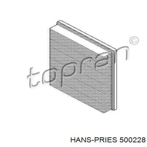 Воздушный фильтр 500228 Hans Pries (Topran)