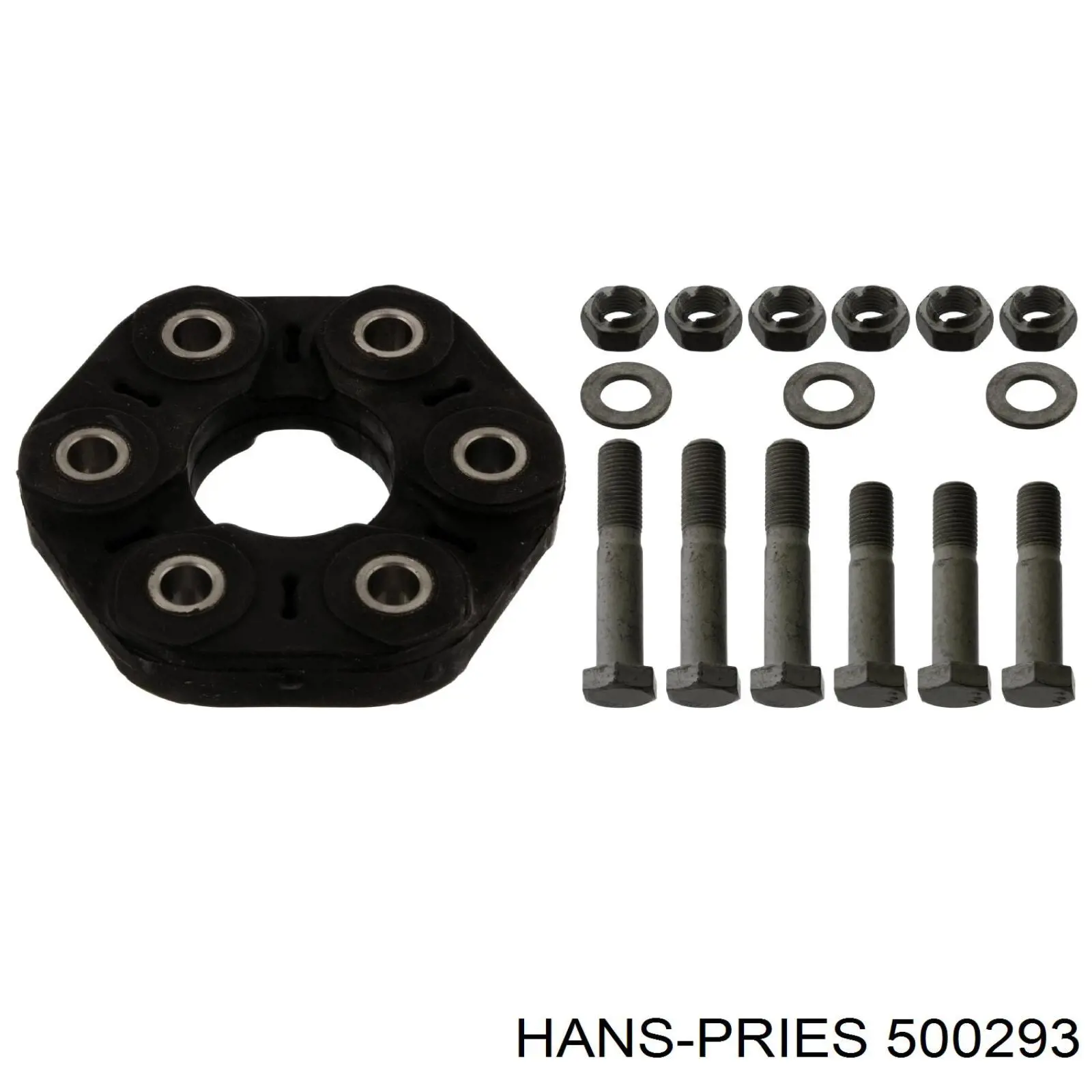 Резиновая муфта кардана Hans Pries (Topran) 500293 цена, от 29.34 USD