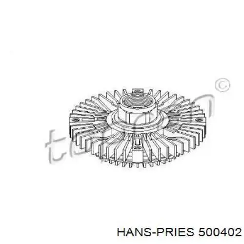 Вискомуфта вентилятора 500402 Hans Pries (Topran)