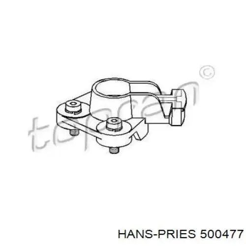 500477 Hans Pries (Topran) бегунок (ротор распределителя зажигания, трамблера)