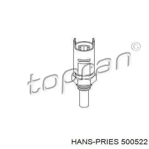 Датчик температуры охлаждающей жидкости 500522 Hans Pries (Topran)