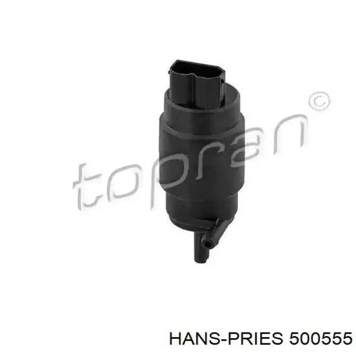 500555 Hans Pries (Topran) насос-мотор омывателя стекла переднего