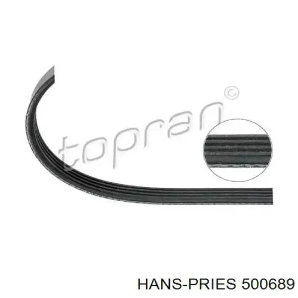 500689 Hans Pries (Topran) Поликлиновый ремень