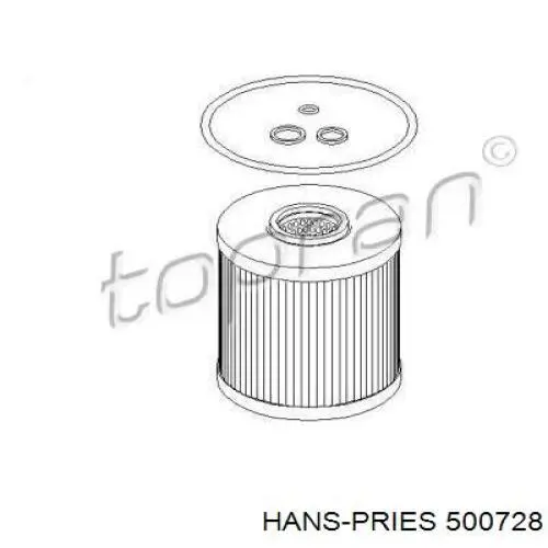 500728 Hans Pries (Topran) масляный фильтр