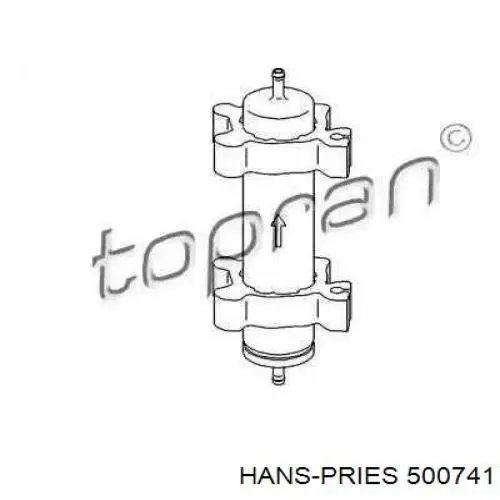 Топливный фильтр 500741 Hans Pries (Topran)