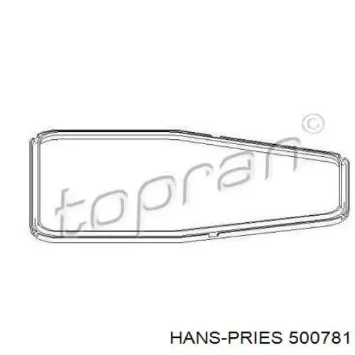 Прокладка поддона АКПП/МКПП 500781 Hans Pries (Topran)