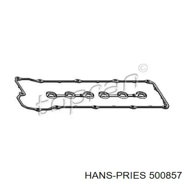 Комплект прокладок крышки клапанов 500857 Hans Pries (Topran)
