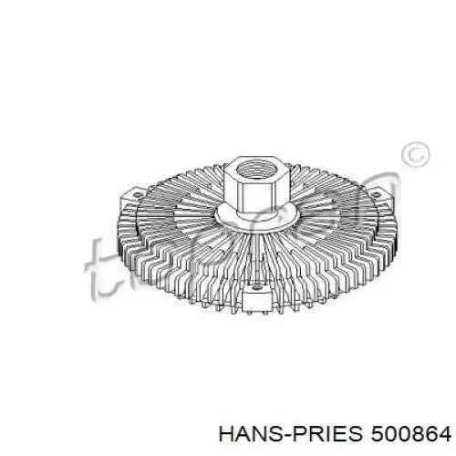 Вискомуфта вентилятора 500864 Hans Pries (Topran)