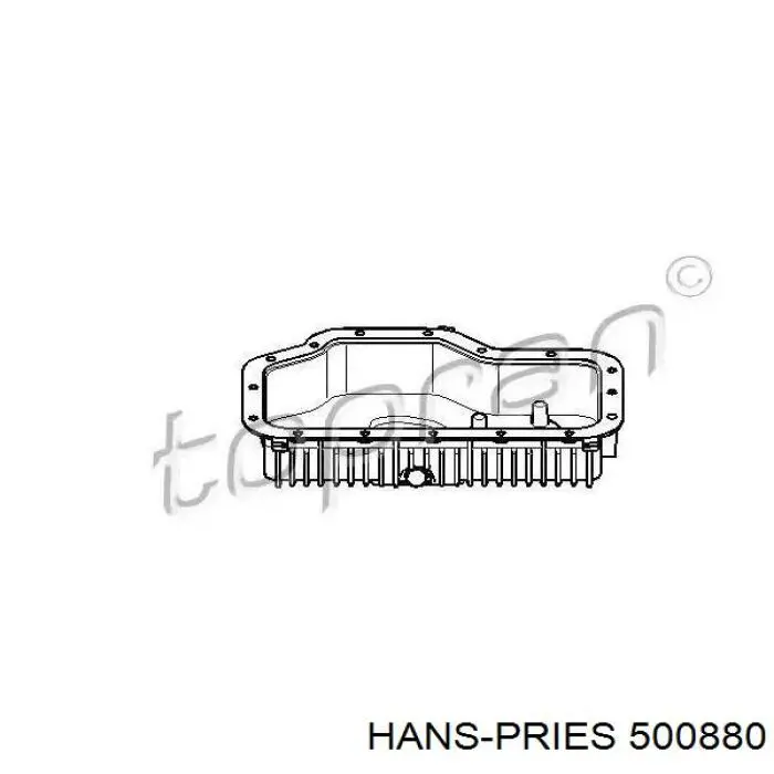 Поддон двигателя 500880 Hans Pries (Topran)