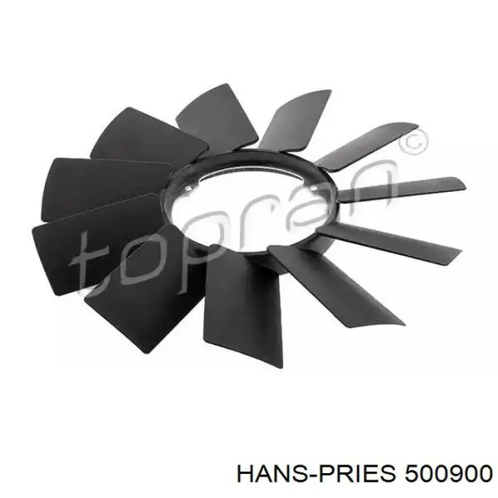 500900 Hans Pries (Topran) вентилятор (крыльчатка радиатора охлаждения)