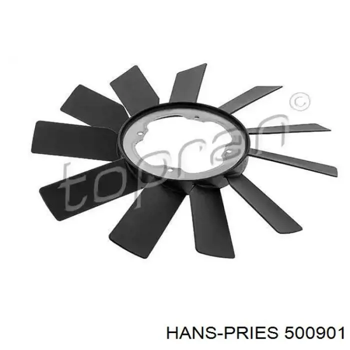 Крыльчатка радиатора охлаждения 500901 Hans Pries (Topran)
