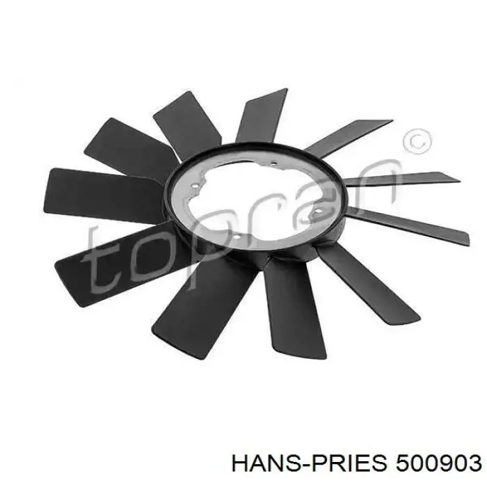 500903 Hans Pries (Topran) вентилятор (крыльчатка радиатора охлаждения)