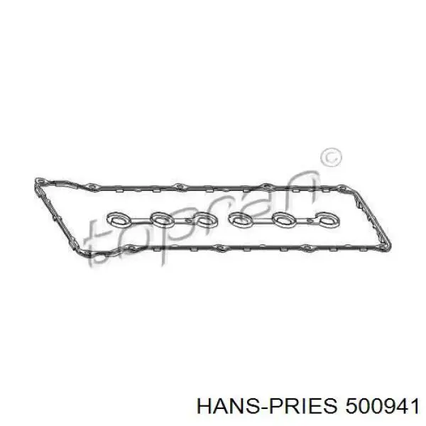 500941 Hans Pries (Topran) прокладка клапанной крышки двигателя, комплект