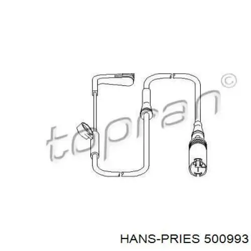 Датчик износа тормозных колодок передний 500993 Hans Pries (Topran)