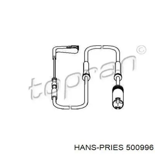 Датчик износа тормозных колодок передний 500996 Hans Pries (Topran)