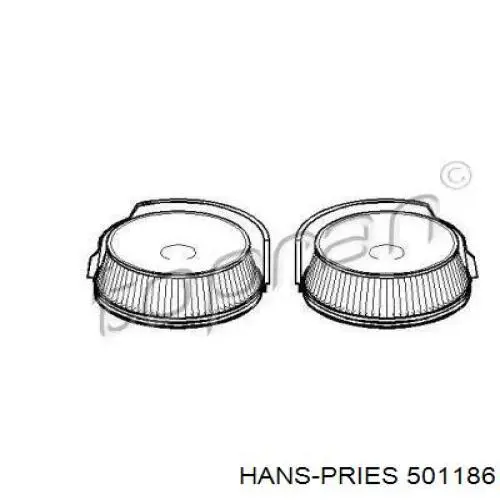 501186 Hans Pries (Topran) Внутрисалонный фильтр