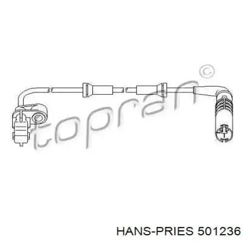 Датчик АБС (ABS) передний правый 501236 Hans Pries (Topran)