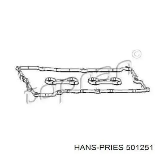Прокладка клапанной крышки 501251 Hans Pries (Topran)