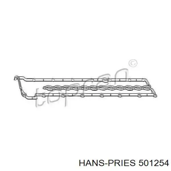 501254 Hans Pries (Topran) прокладка клапанной крышки