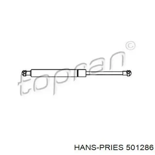 501286 Hans Pries (Topran) Стойка капота