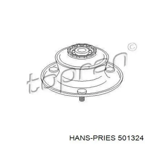 501324 Hans Pries (Topran) опора амортизатора переднего