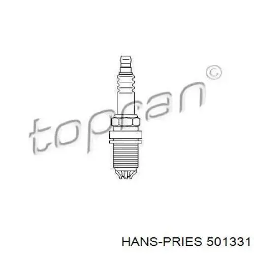 Свечи зажигания 501331 Hans Pries (Topran)