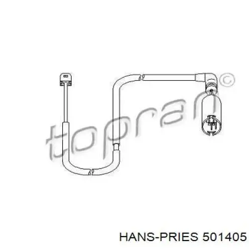 Датчик износа тормозных колодок задний 501405 Hans Pries (Topran)