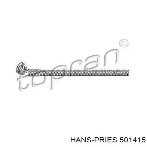 Патрубок вентиляции картерных газов 501415 Hans Pries (Topran)