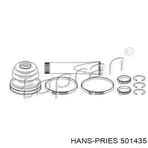 Пыльник ШРУСа внутренний 501435 Hans Pries (Topran)