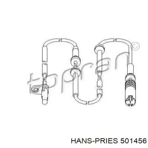 Датчик АБС (ABS) передний 501456 Hans Pries (Topran)