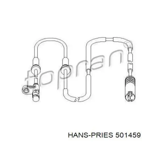 Датчик АБС (ABS) задний 501459 Hans Pries (Topran)