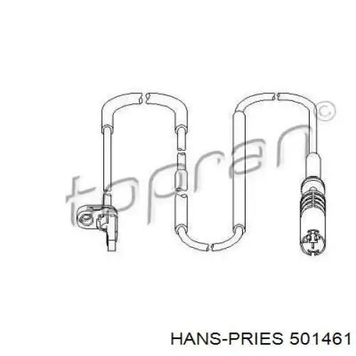 Датчик АБС (ABS) задний 501461 Hans Pries (Topran)