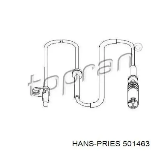 Датчик АБС (ABS) передний 501463 Hans Pries (Topran)