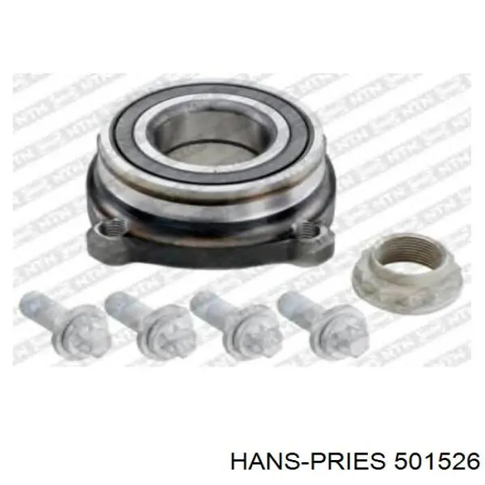 Подшипники задней ступицы Hans Pries (Topran) 501526 цена, от 37.42 USD