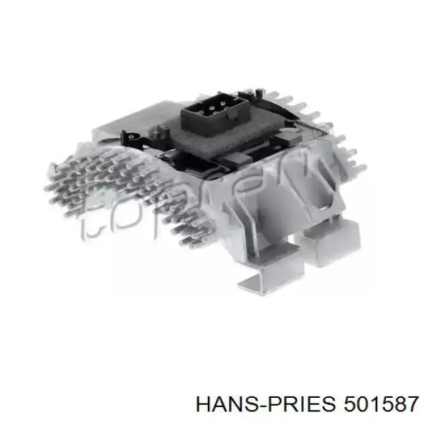 501587 Hans Pries (Topran) резистор (сопротивление вентилятора печки (отопителя салона))