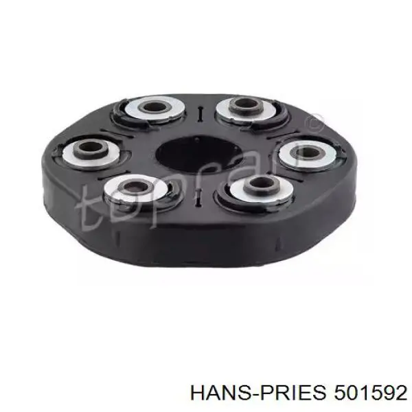 501592 Hans Pries (Topran) муфта кардана эластичная передняя