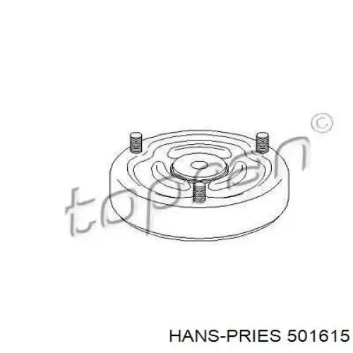 Опора амортизатора заднего 501615 Hans Pries (Topran)