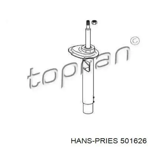 Амортизатор передний левый 501626 Hans Pries (Topran)