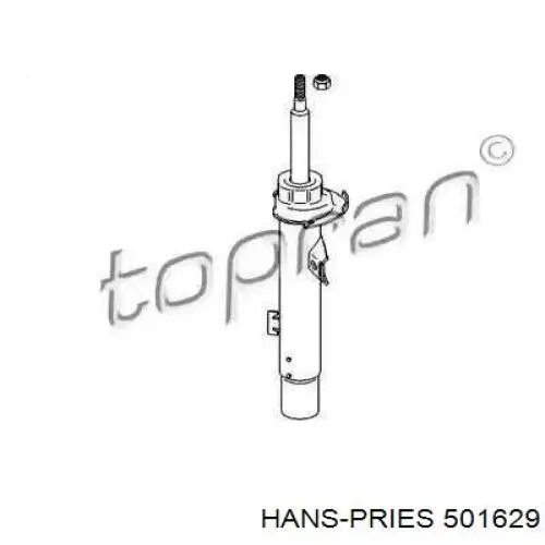 Амортизатор передний правый 501629 Hans Pries (Topran)