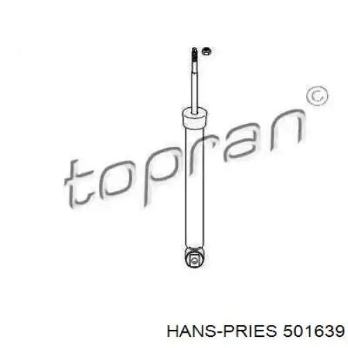 Амортизатор задний 501639 Hans Pries (Topran)