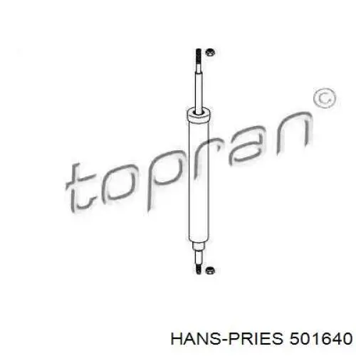 Амортизатор задний 501640 Hans Pries (Topran)