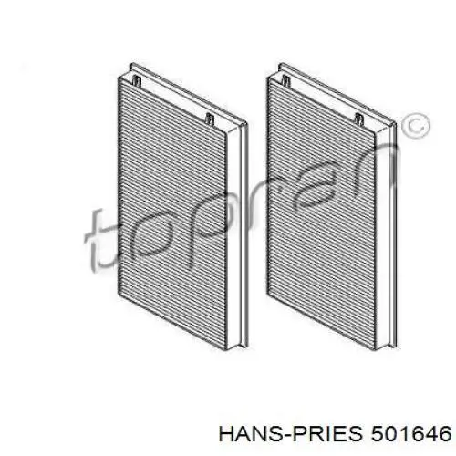 Фильтр салона 501646 Hans Pries (Topran)