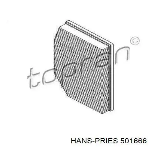 501 666 Hans Pries (Topran) воздушный фильтр