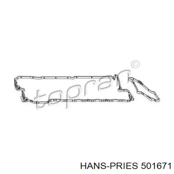 Комплект прокладок крышки клапанов 501671 Hans Pries (Topran)