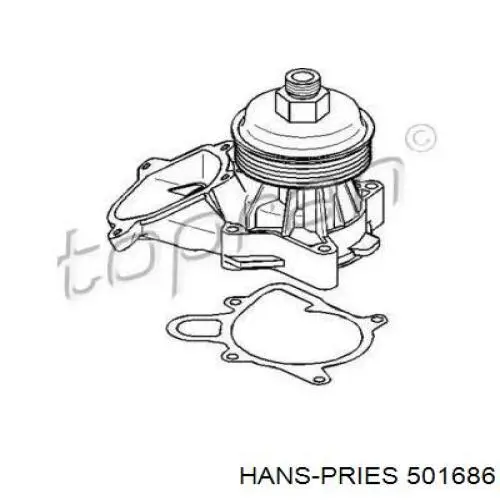 Помпа 501686 Hans Pries (Topran)