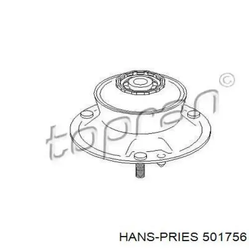 Опора амортизатора переднего 501756 Hans Pries (Topran)