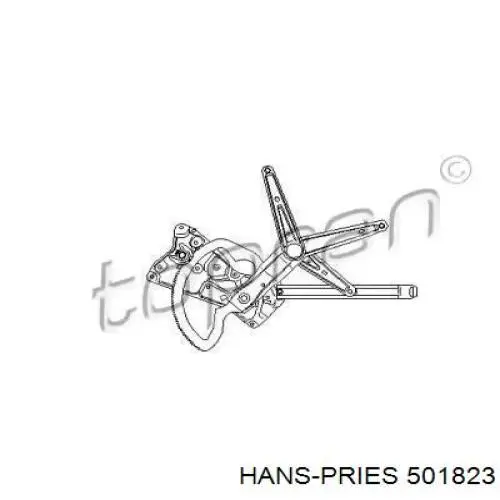 Механизм стеклоподъемника двери передней правой 501823 Hans Pries (Topran)