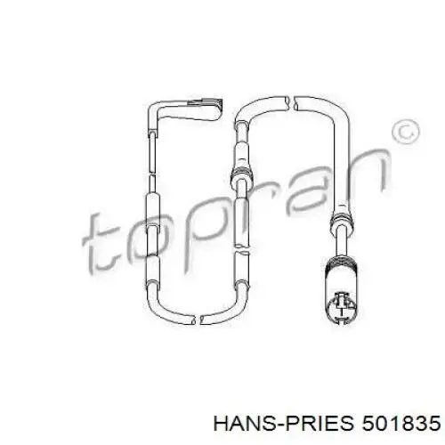 Датчик износа тормозных колодок передний 501835 Hans Pries (Topran)