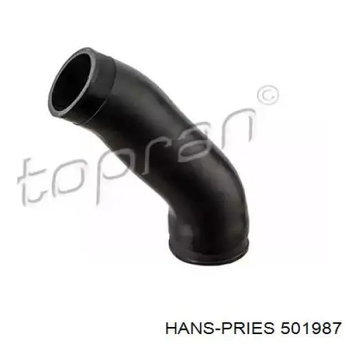 501987 Hans Pries (Topran) шланг гур высокого давления от насоса до рейки (механизма)