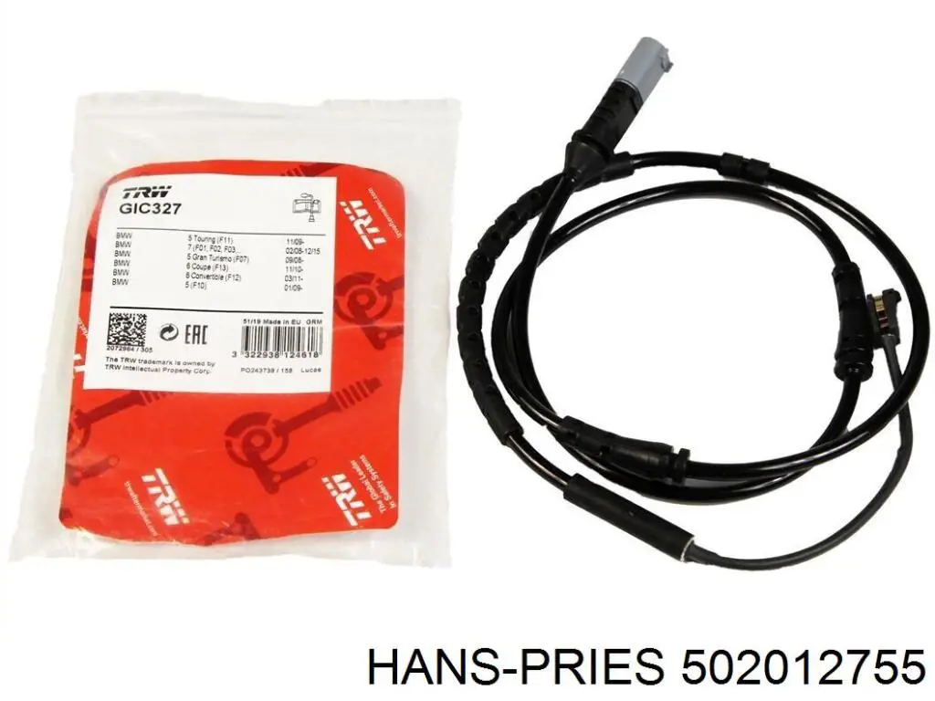 Сигнализатор износ тормозных колодок Hans Pries (Topran) 502012755 цена, от 12.51 USD